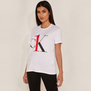 Calvin Klein dámské bílé tričko - S (100)